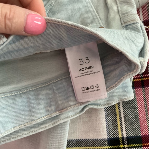 Mother denim jeans The Pixie Tomcat Ankle in Pina Colada Paradise sz 33 - Picture 7 of 11